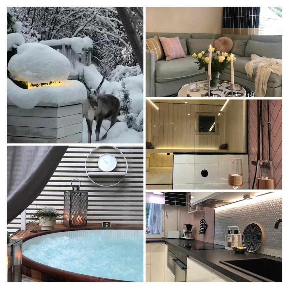 Snowcrystal Home With Jacuzzi And Sauna 罗瓦涅米 外观 照片
